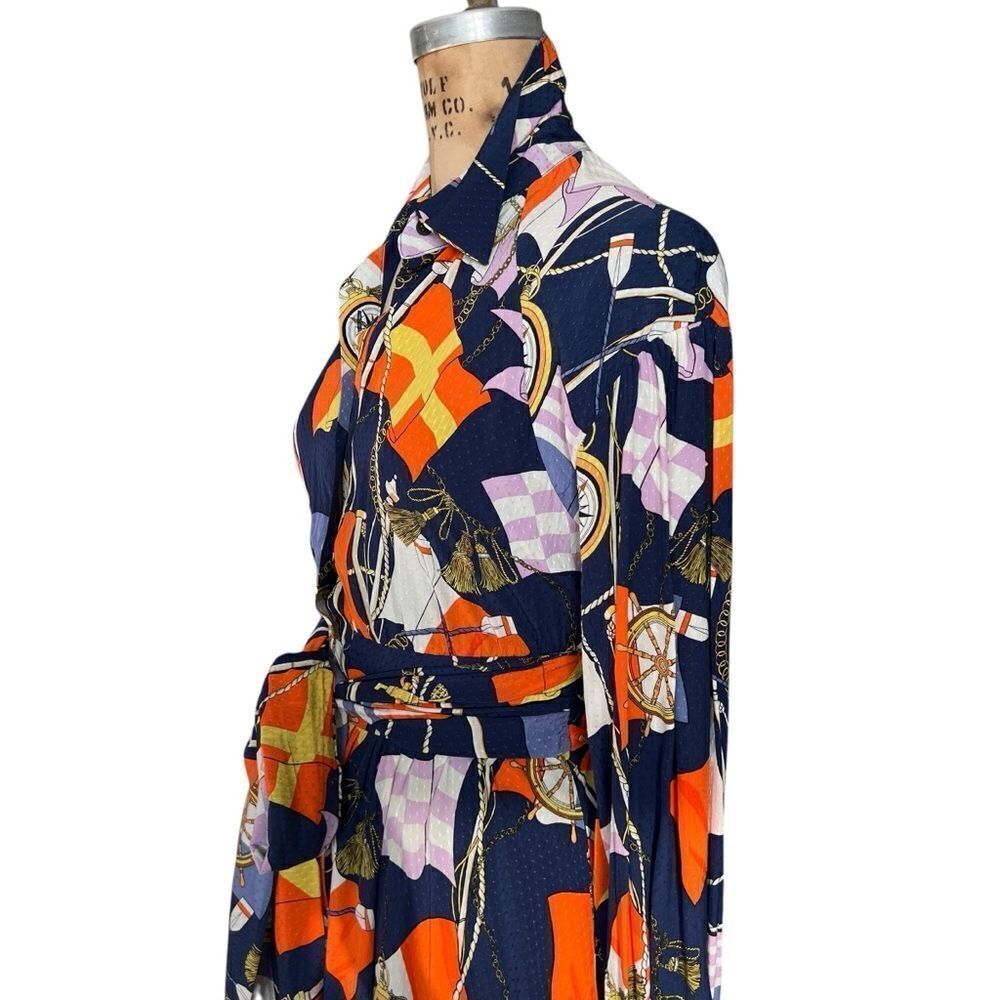 MAEVE by Anthropologie Nautical Print Dress Size S - Picture 4 of 8